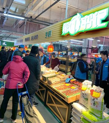 莊河農產品年貨大集熱鬧開市，大連選派第一書記代言助農增收